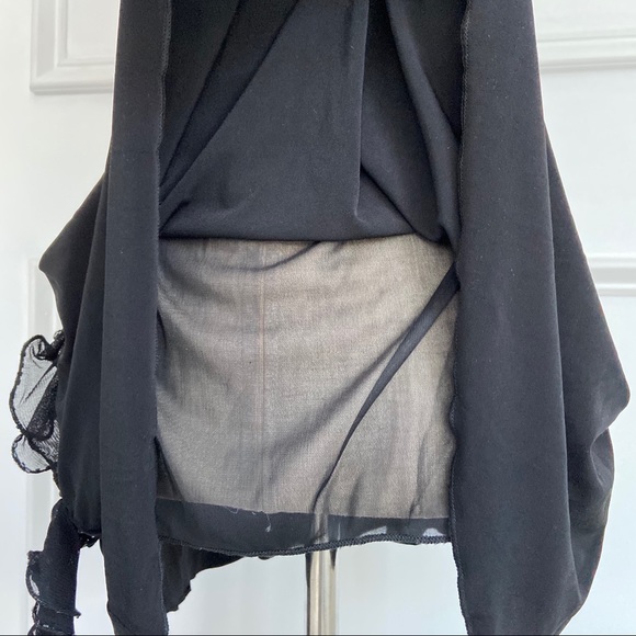 Amanda Adams Couture Hand Beaded Black Tunic NWT - Picture 8 of 12